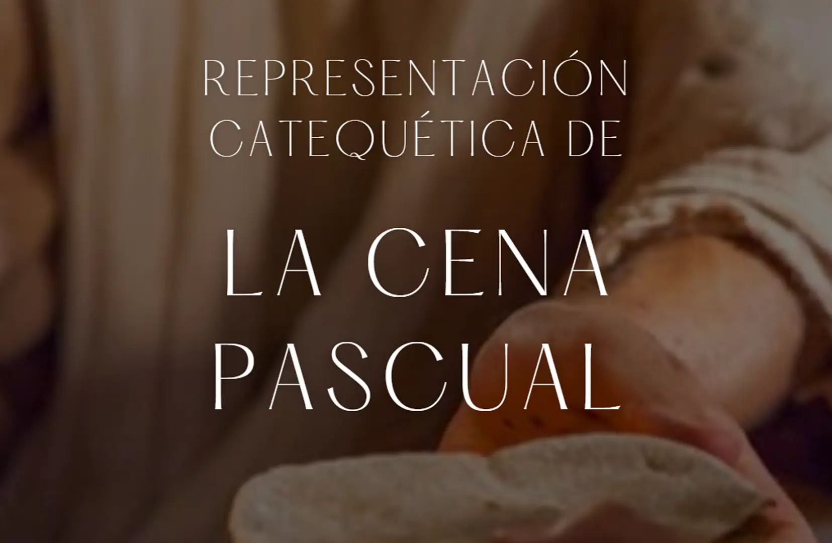 Representación Catequética: La Cena Pascual. Con Tais Gea en el Centro de Espiritualidad Bet Tefilá, Ciudad de México.