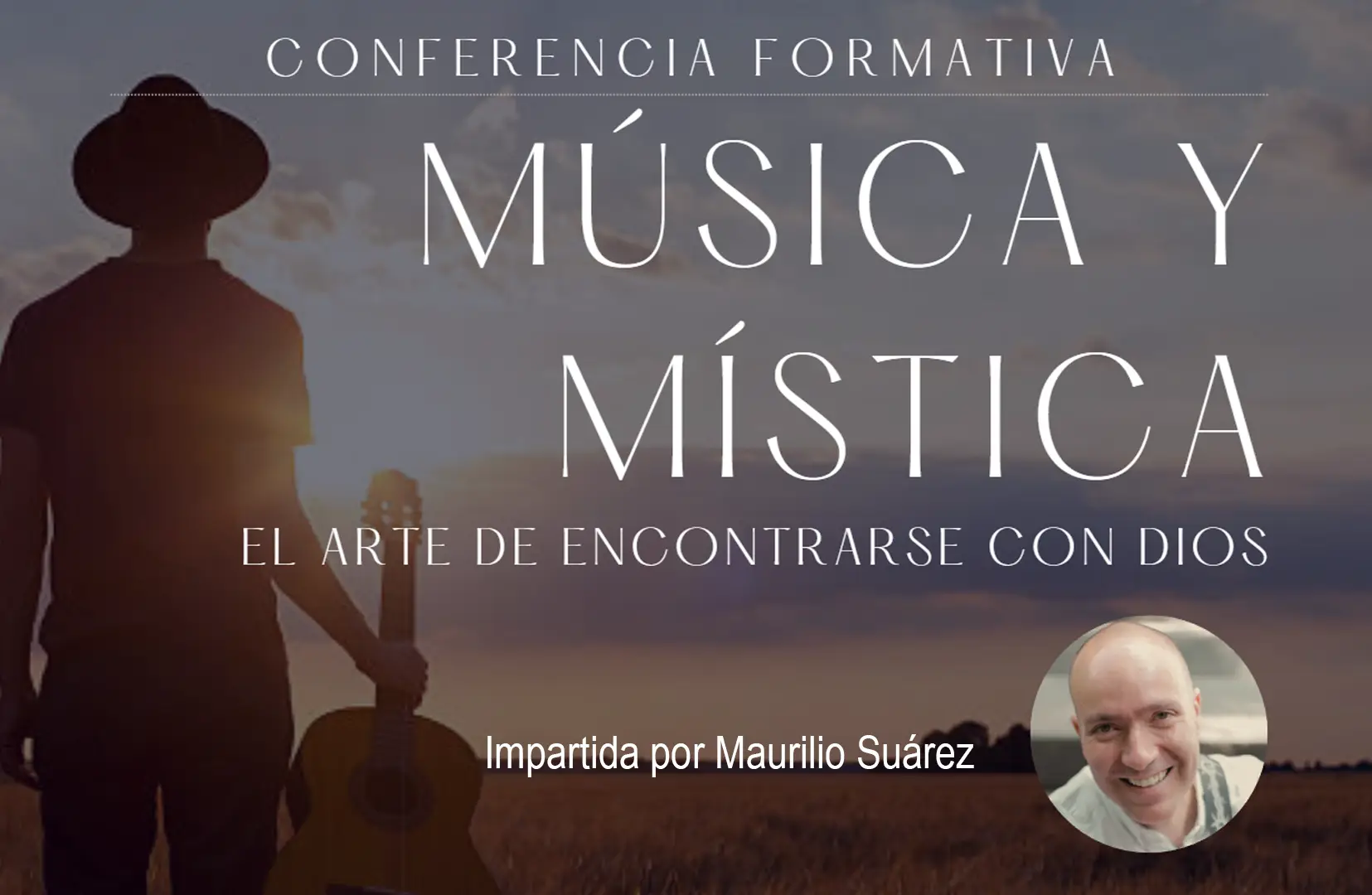 Imagen de portada de la conferencia online Música y Mística impartida por Maurilio Suárez en Bet Tefilá CDMX