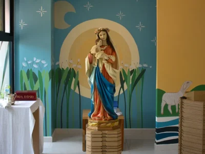 virgen maria madre de dios pintura mural prepa anahuac campus oxford virgen maria madre de dios pintura mural prepa anahuac campus oxford
